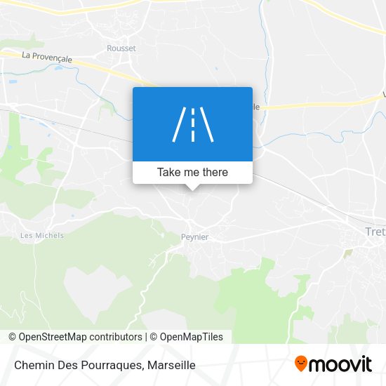 Chemin Des Pourraques map