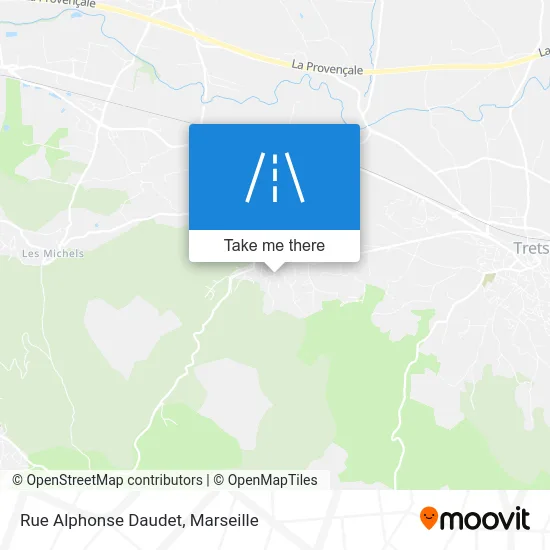 Rue Alphonse Daudet map