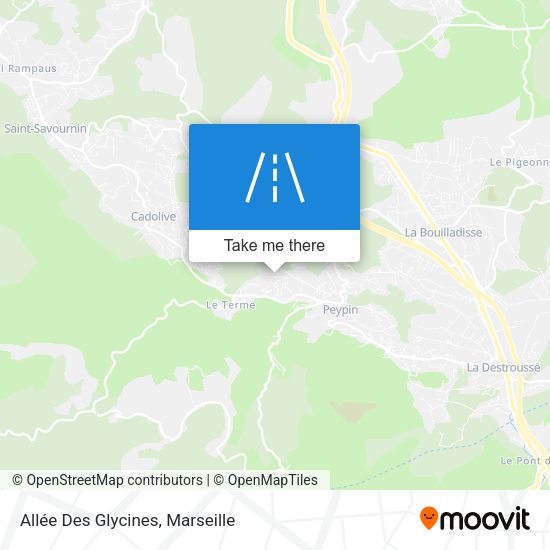 Allée Des Glycines map