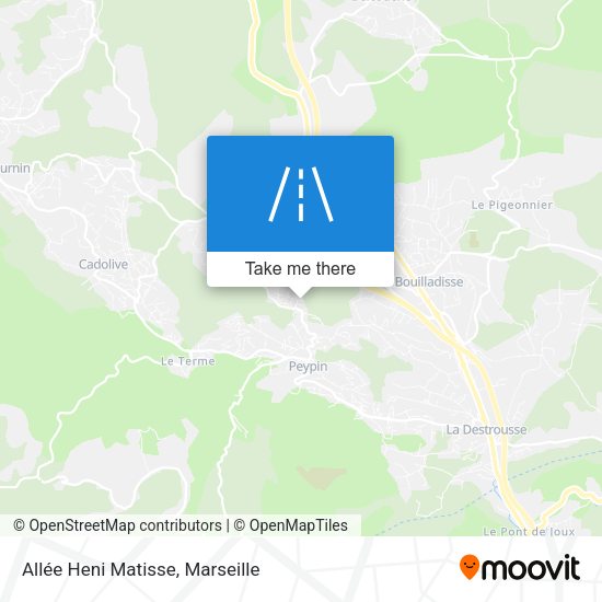 Allée Heni Matisse map
