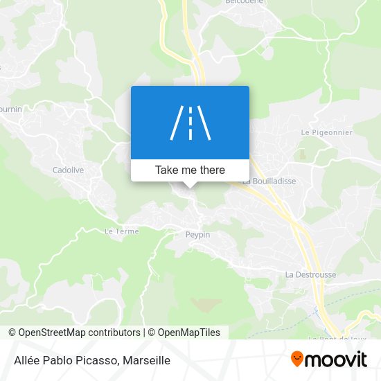 Allée Pablo Picasso map