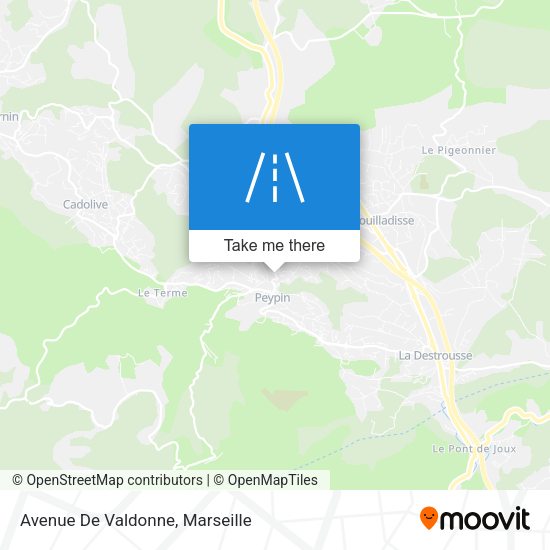 Avenue De Valdonne map