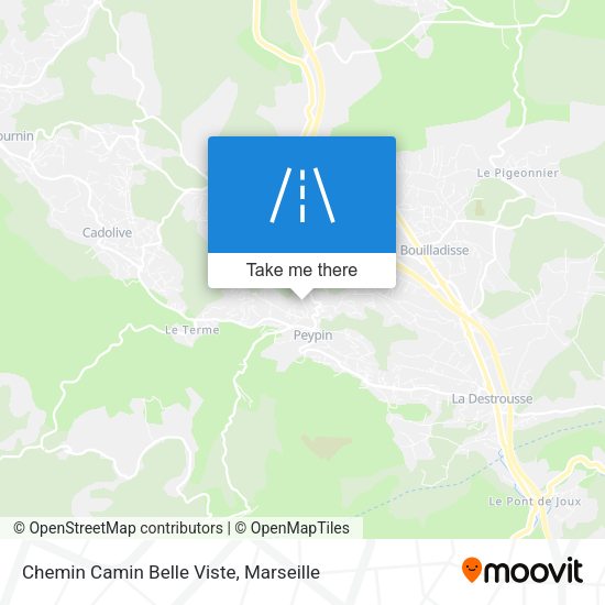 Chemin Camin Belle Viste map