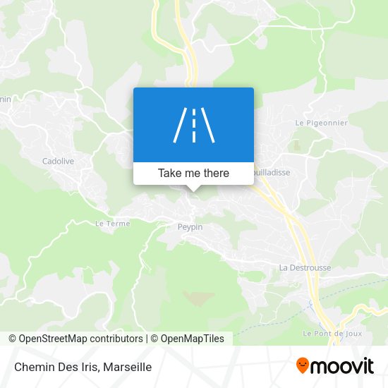 Chemin Des Iris map