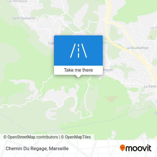 Chemin Du Regage map