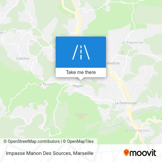 Impasse Manon Des Sources map