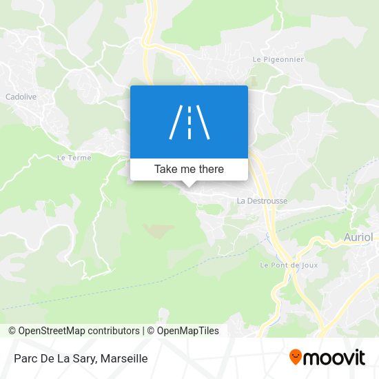 Parc De La Sary map