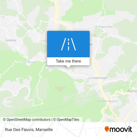 Rue Des Fauvis map