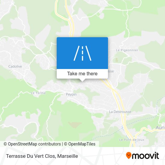 Terrasse Du Vert Clos map