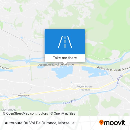 Autoroute Du Val De Durance map