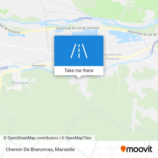 Chemin De Branomas map
