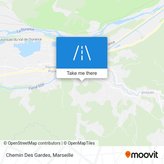Chemin Des Gardes map