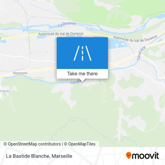 La Bastide Blanche map