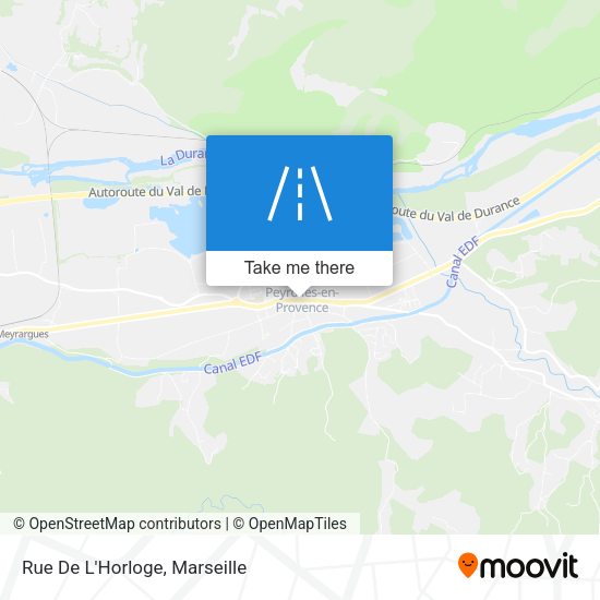 Rue De L'Horloge map