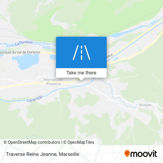 Traverse Reine Jeanne map