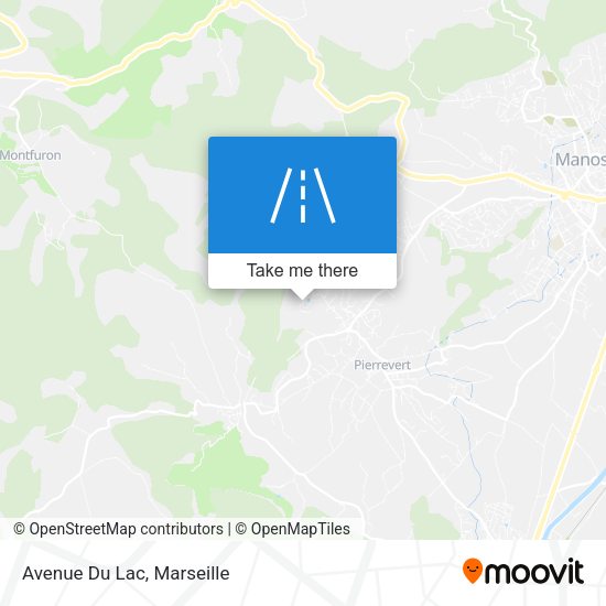 Avenue Du Lac map