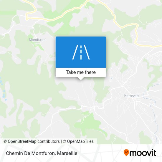 Chemin De Montfuron map