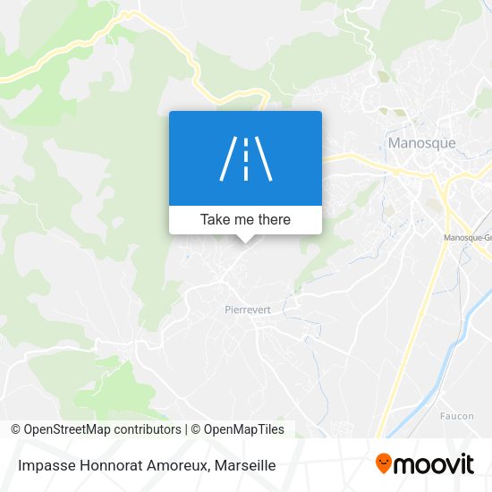 Impasse Honnorat Amoreux map