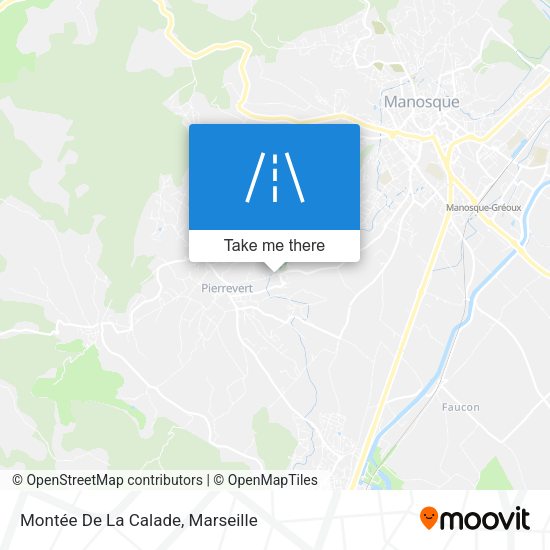 Montée De La Calade map