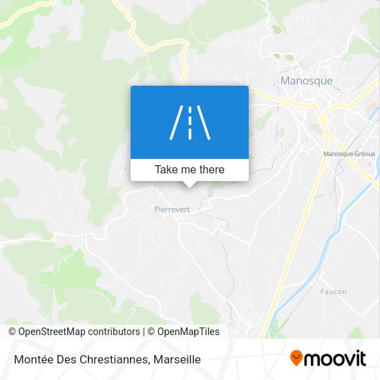 Montée Des Chrestiannes map
