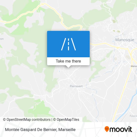 Montée Gaspard De Bernier map