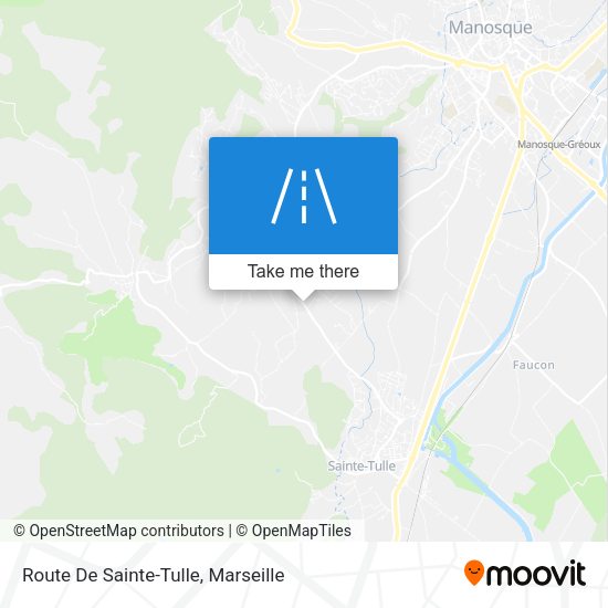 Route De Sainte-Tulle map