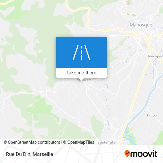 Rue Du Din map