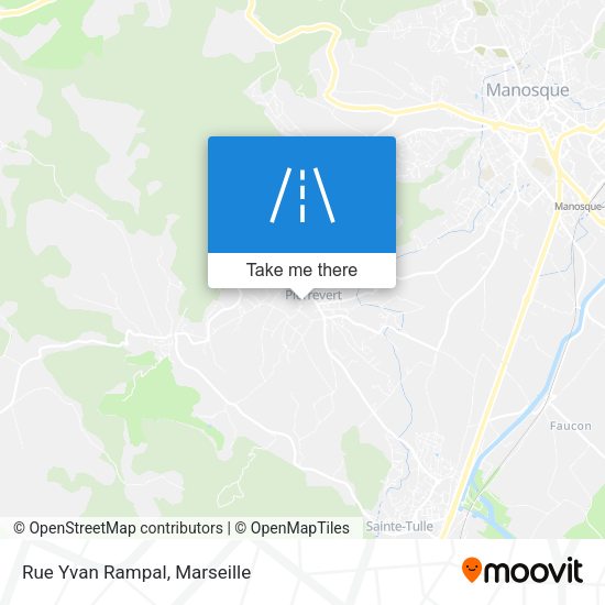 Rue Yvan Rampal map