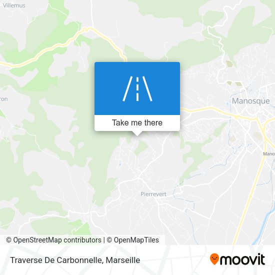 Traverse De Carbonnelle map