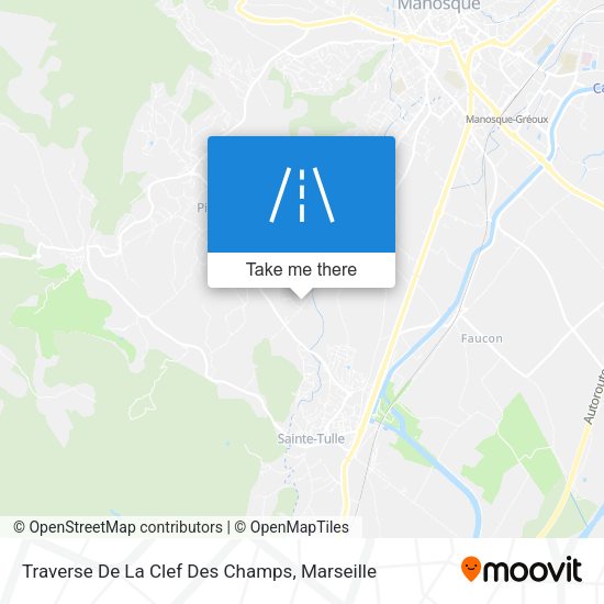 Traverse De La Clef Des Champs map