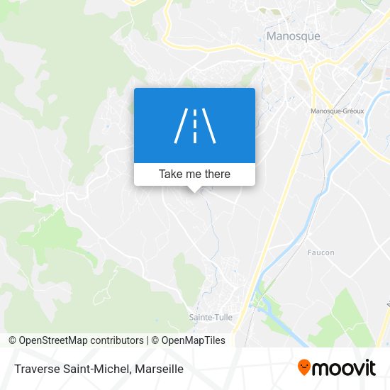 Traverse Saint-Michel map