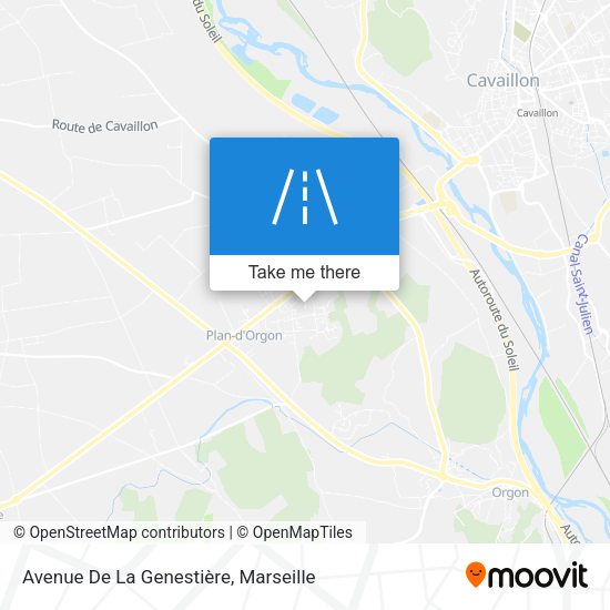 Avenue De La Genestière map