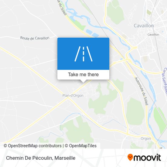 Chemin De Pécoulin map