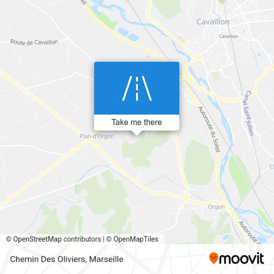 Chemin Des Oliviers map