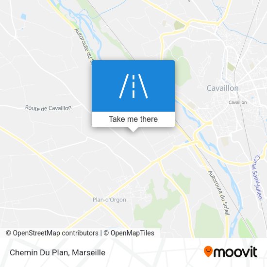 Chemin Du Plan map