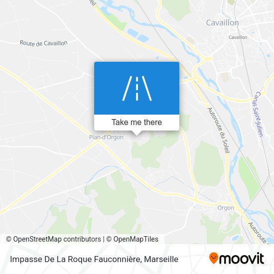 Impasse De La Roque Fauconnière map