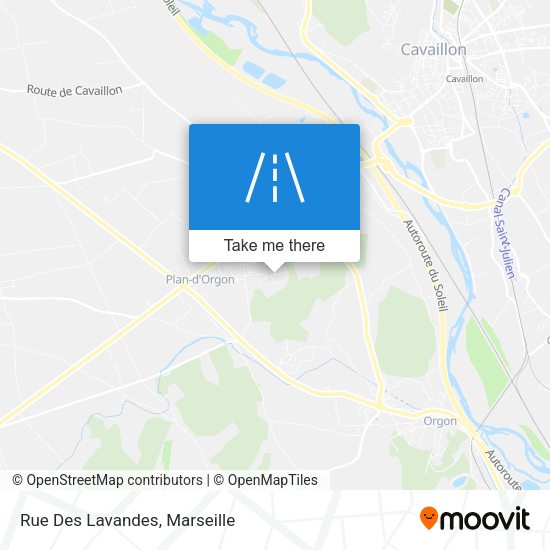 Rue Des Lavandes map