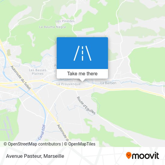 Avenue Pasteur map