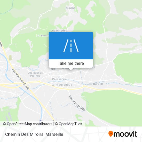 Chemin Des Miroirs map
