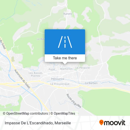 Impasse De L'Escandihado map