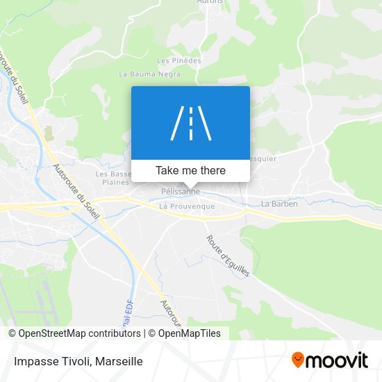 Impasse Tivoli map