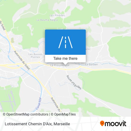 Lotissement Chemin D'Aix map