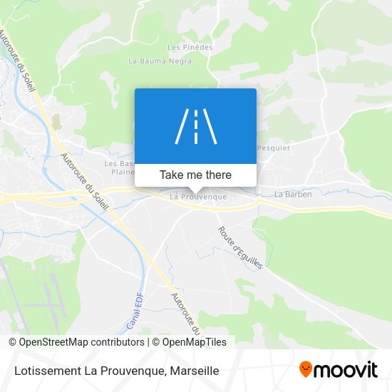 Lotissement La Prouvenque map