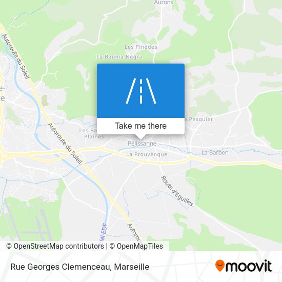 Rue Georges Clemenceau map