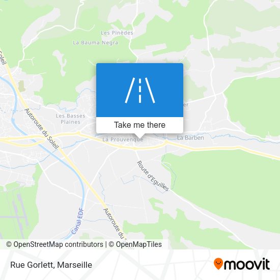 Rue Gorlett map