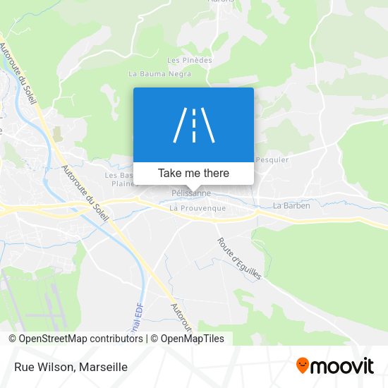 Rue Wilson map