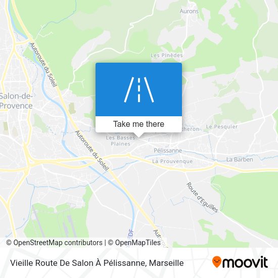 Vieille Route De Salon À Pélissanne map