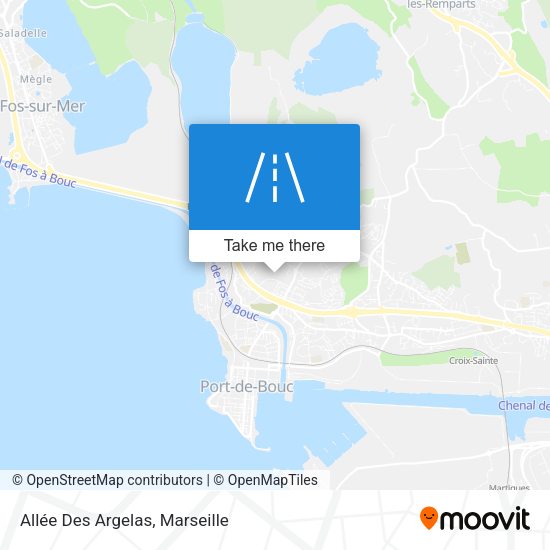Allée Des Argelas map