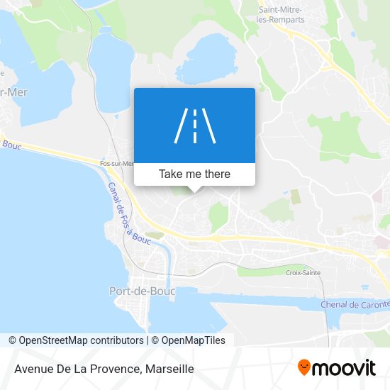 Avenue De La Provence map
