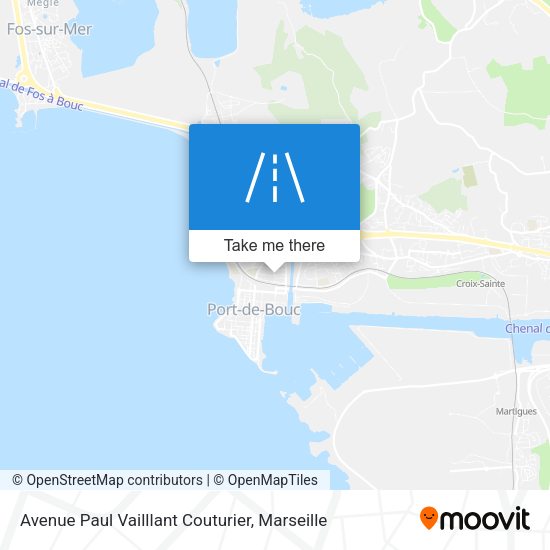 Avenue Paul Vailllant Couturier map